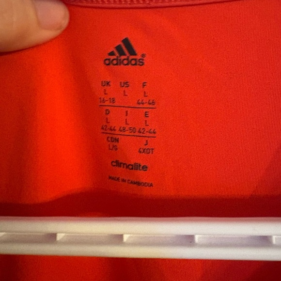 Adidas Women's Orange Top - Picture 5 of 5
